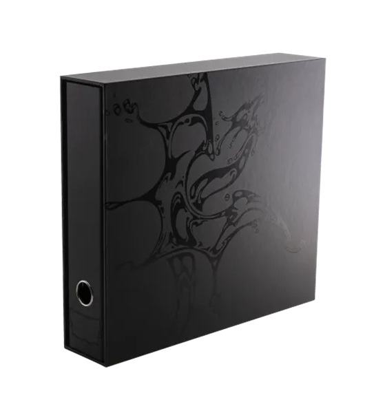 Dragon Shield -ring Slipcase Binder Album Ringbind Sanctuary: Black Dragonshield At-33605