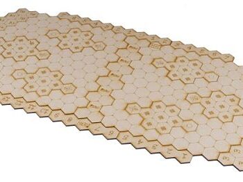 Dreadball Accessories Game Board: Quadrant Zero Stadium Customisable Mdf Game Board  Spillebr 195 166