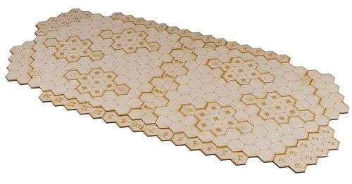 Dreadball Accessories Game Board: Quadrant Zero Stadium Customisable Mdf Game Board  Spillebr 195 166