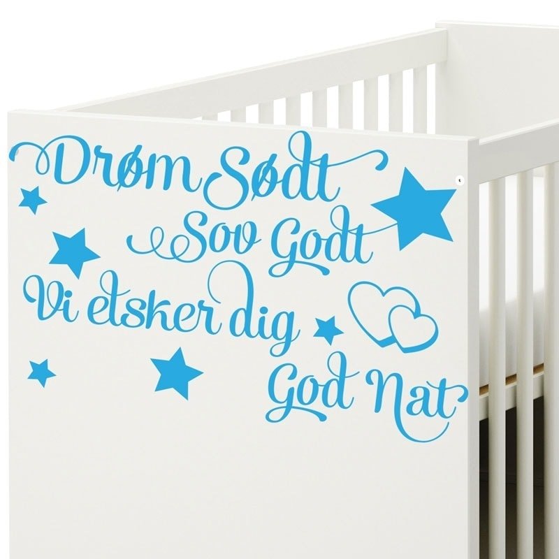 Drøm Sødt Wallsticker
