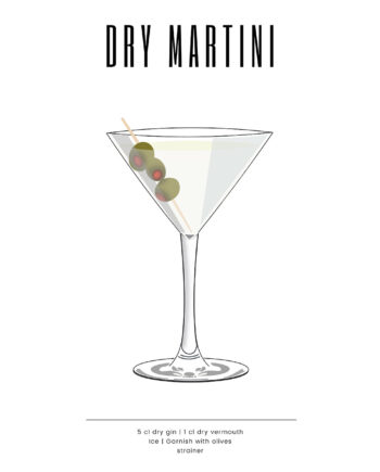 Dry Martini Af Pluma Posters