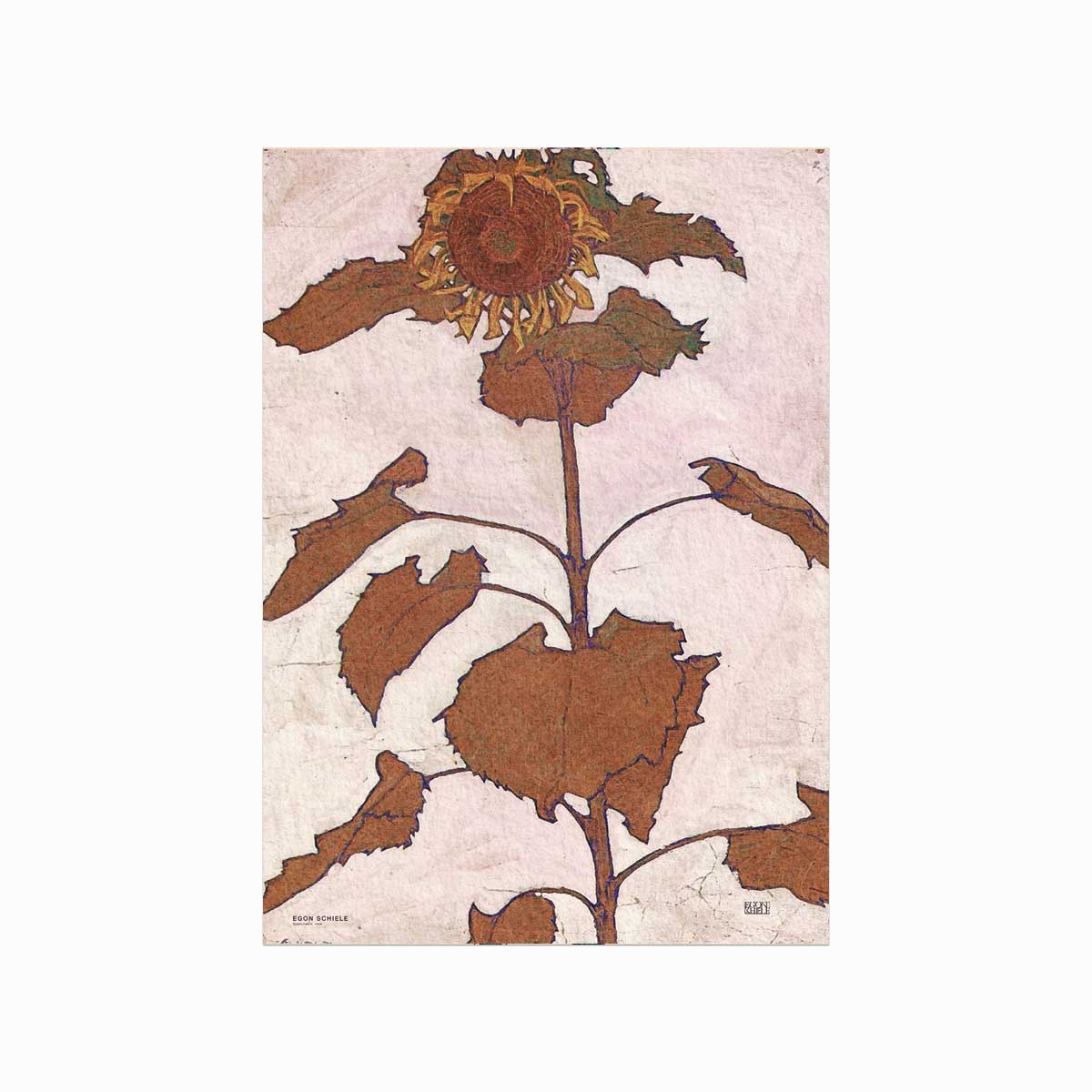 Egon Schiele  Sunflower  1909