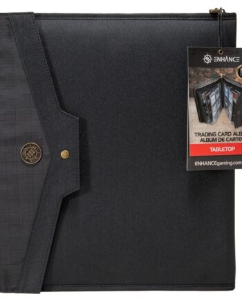 Enhance Gaming: Tabletop Rpg Accessory  -pocket Toploader Binder: Black  Holder 252 Kort