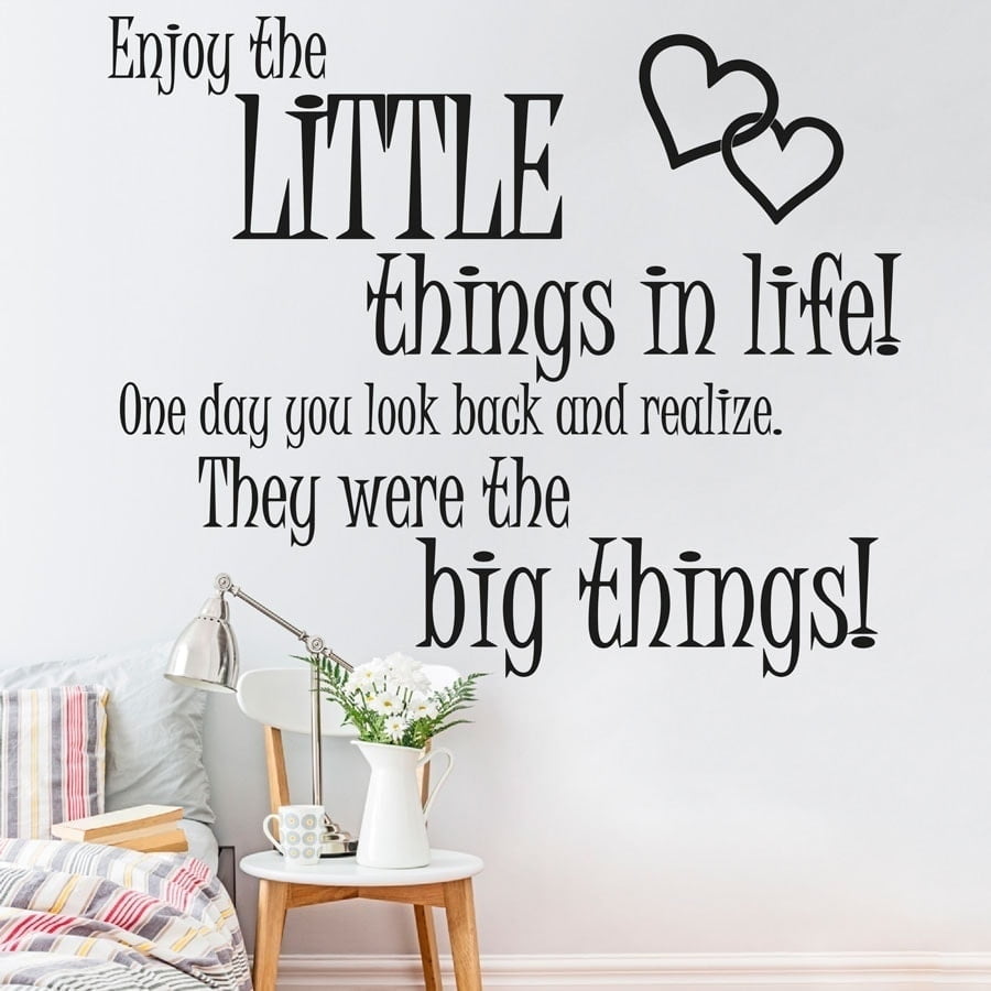 Enjoy Little Things Wallsticker