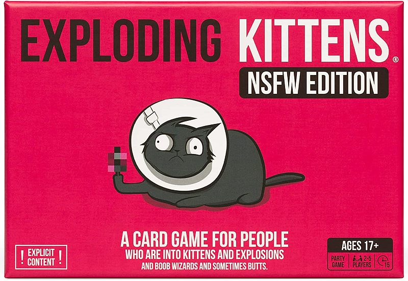 Exploding Kittens Dansk Nsfw Pink Edition Explicit Content