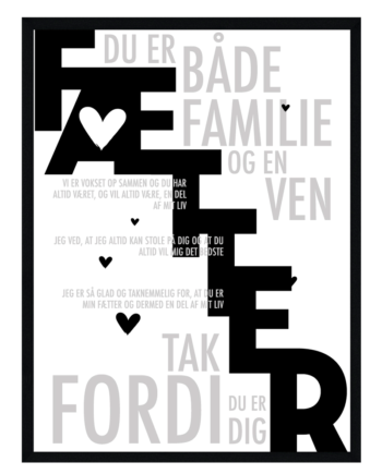 Fætter Plakat Personlig Plakat