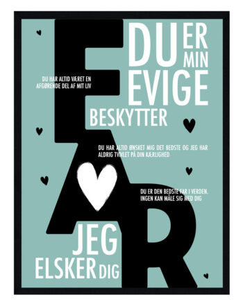 Far Plakat Personlig Plakat