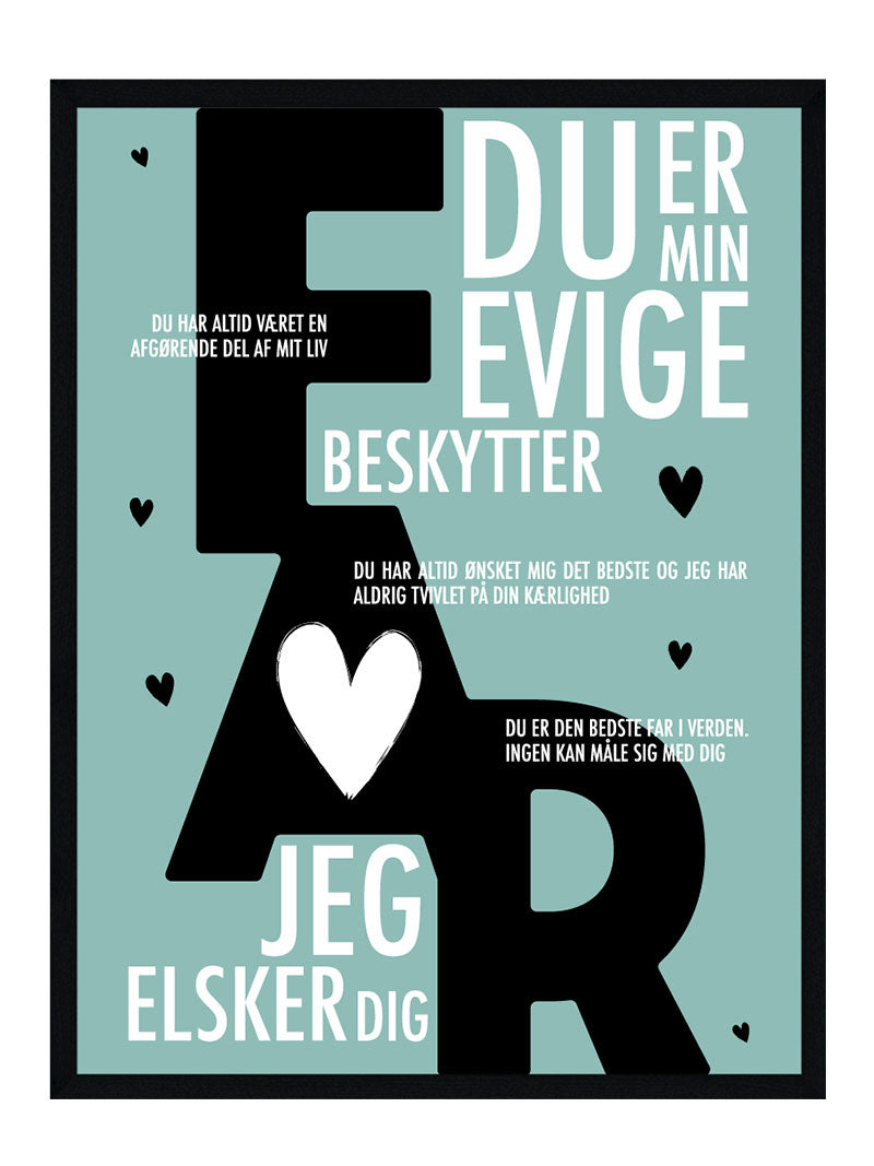Far Plakat Personlig Plakat