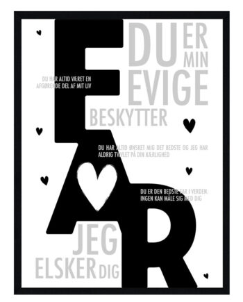 Far Plakat Personlig Plakat