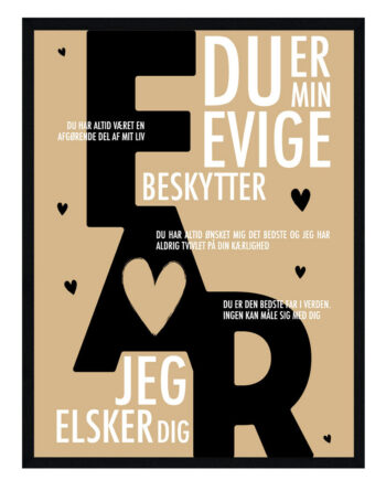 Far Plakat Personlig Plakat