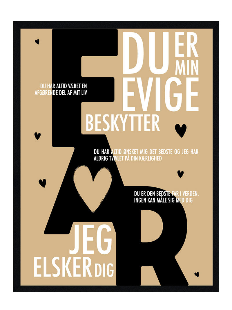 Far Plakat Personlig Plakat