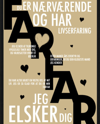 Farfar Plakat Personlig Plakat