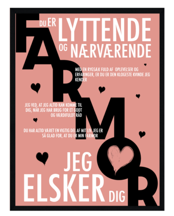 Farmor Plakat Personlig Plakat
