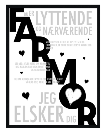 Farmor Plakat Personlig Plakat