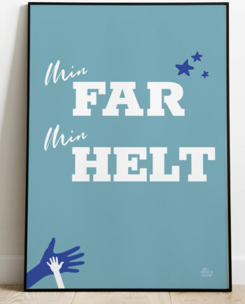 Fars  Dag  Plakat Min Helt 21   29    A4  Kr  199 -