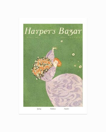 Fashion Plakat  Harper   Bazaar  Spring Fashion Number