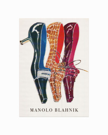 Fashion Plakat  Manolo Blahnik