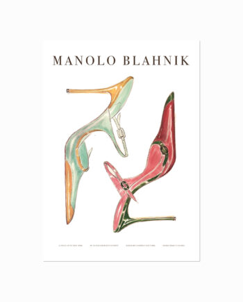 Fashion Plakat  Manolo Blahnik 02