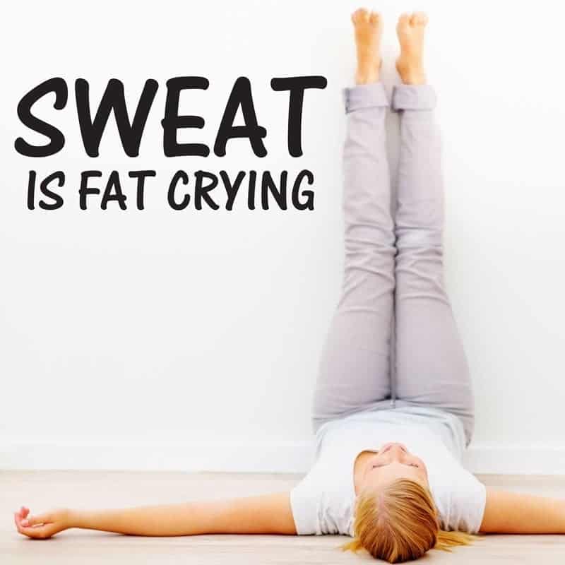 Fat Crying Wallsticker