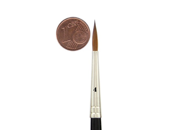 Feldherr Kolinsky Red Sable Brush Size 195 152 2mm Visible Hair Length 6mm