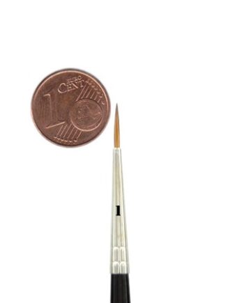 Feldherr Kolinsky Red Sable Brush Size      195 152    9mm   Visible Hair Length 10mm