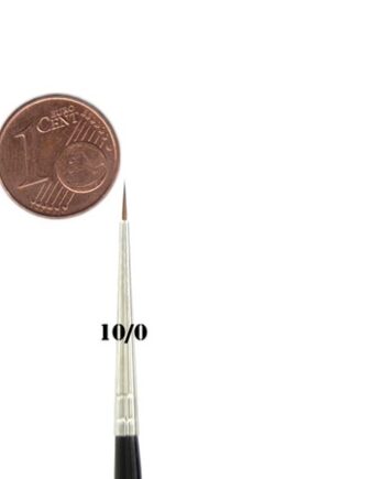 Feldherr Kolinsky Red Sable Brush Size 10      195 152    9mm   Visible Hair Length 5mm