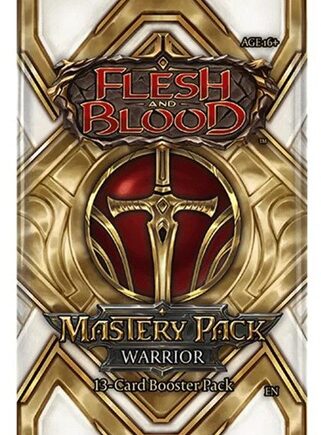 Flesh And Blood Tcg: Mastery Pack: Warrior Booster Pack