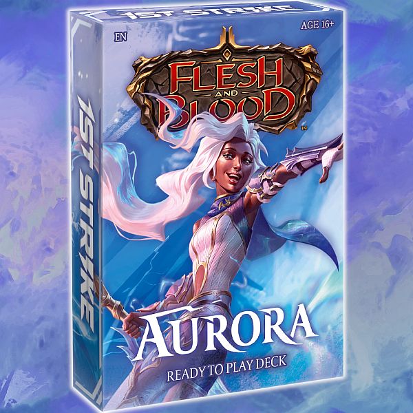 Flesh And Blood Tcg: 1st Strike Blitz Deck: Aurora Lightning Runeblade