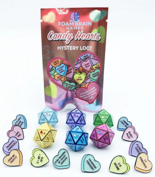Foam Brain Games Dice Terninges 195 166 Mystery Loot: Candy Hearts