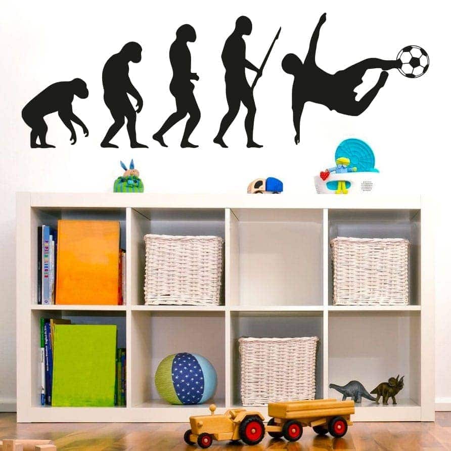 Fodbold Elevation Wallsticker