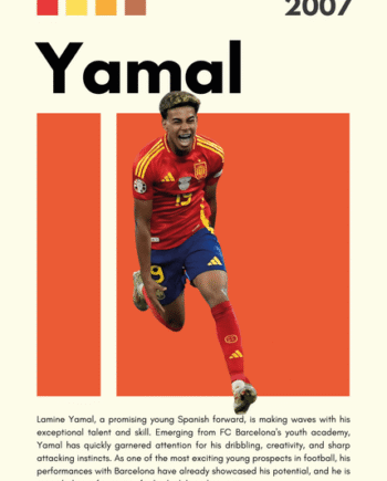 Fodbold Plakat 13 Yamal