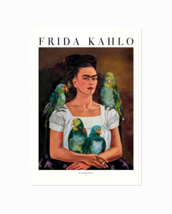 Frida Kahlo  Me And My Parrots