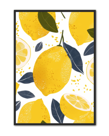 Frugt Plakat 54 Citroner