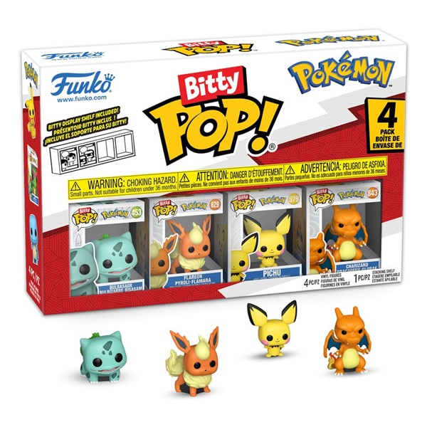 Funko Pocket Pop: Pok 195 169 Mon Bitty Series Vinyl Figure -pack 2cm