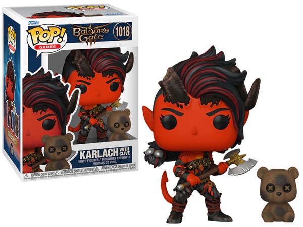 Funko Pop: Baldur Gate Karlach With Clive 1018 Figure 9cm