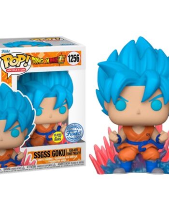 Funko Pop: Dragon Ball Super Ssgss Goku  Kaio-ken Times Twenty   1256 Vinyl Figure 9cm