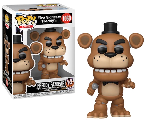 Funko Pop: Five Nights At Freddy 10th Anniversary Freddy 1060 Vinyl Figure 9cm