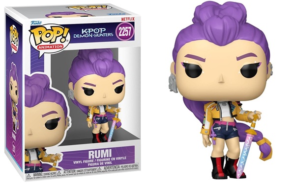 Funko Pop: Kpop Demon Hunters Rumi 2257 Animation Vinyl Figure 9cm
