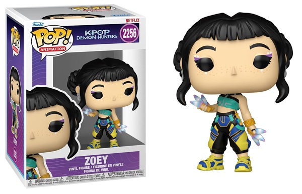 Funko Pop: Kpop Demon Hunters Zoey 2256 Animation Vinyl Figure 9cm