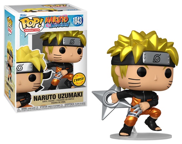 Funko Pop: Naruto Shippuden Naruto Uzumaki Chase Ver 1843 Vinyl Figure 9cm