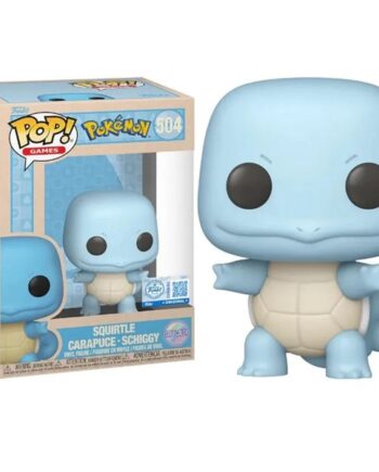 Funko Pop: Pokemon Squirtle  Sftclr   504 Games Vinyl Figure 9cm