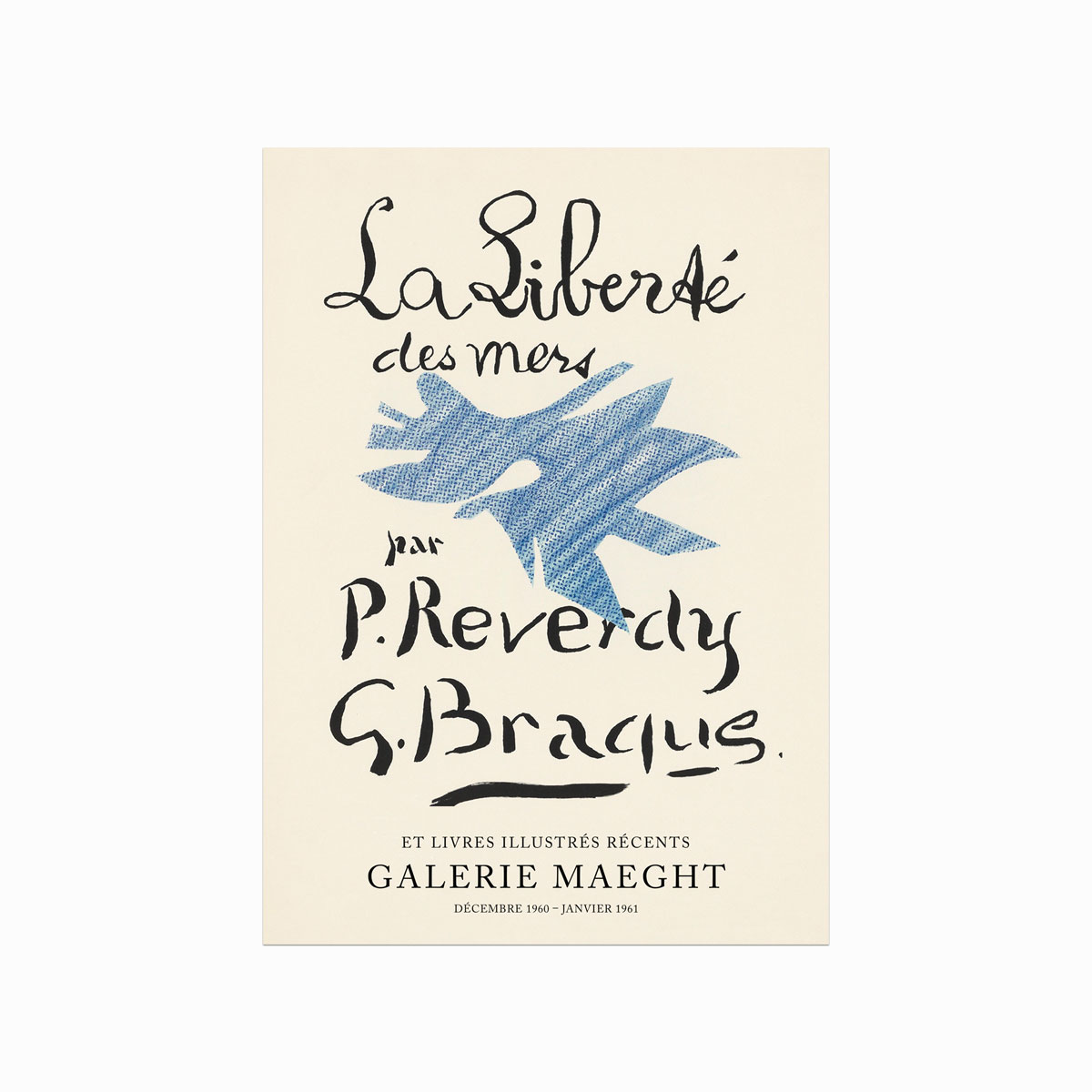 Galerie Maeght Plakat  La Liberté Des Mers