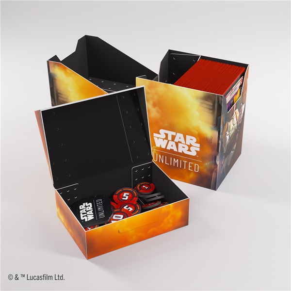 Gamegenic Deck Box: Star Wars: Jump To Lightspeed Unlimited Soft Crate Boba Fett Fett Firespray