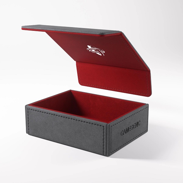 Gamegenic Deck Box: Token Keep Counter Token Storage Dice Tray Gray Gr 195 165 Red 195 184