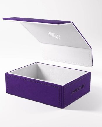 Gamegenic Deck Box: Token Keep  Counter Token Storage   Dice Tray  Purple  Lilla White  Hvid