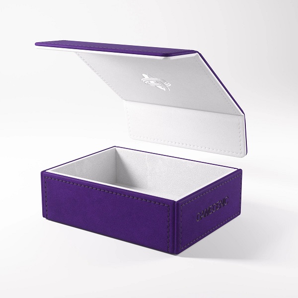 Gamegenic Deck Box: Token Keep Counter Token Storage Dice Tray Purple Lilla White Hvid
