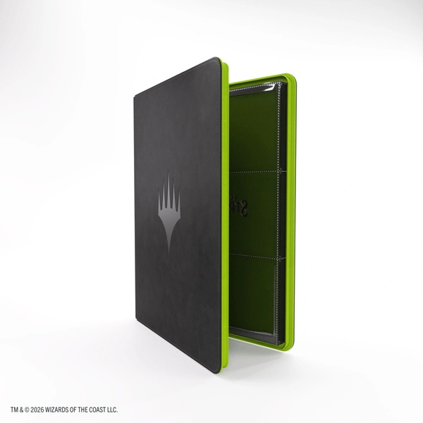 Gamegenic Mappe: Magic: The Gathering Secrets Of Strixhaven Prime Zip-up Album 18-pocket Holder 360 Kort Black Green