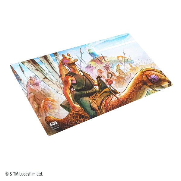 Gamegenic Spillem 195 165 Tte: Star Wars: Unlimited Set : Homeworlds Game Mat Jar Jar Binks