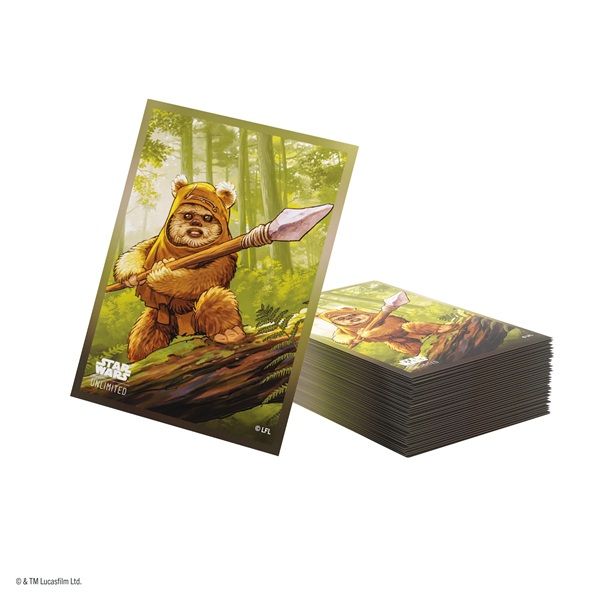 Gamegenic Star Wars: Unlimited Premium Art Sleeves Set : Homeworlds Wicket 80 Kortlommer