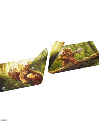 Gamegenic  -sidet Spillem 195 165 Tte  Double-sided Playmat : Star Wars: Unlimited Set  : Homeworlds Wicket   Ewok Archers